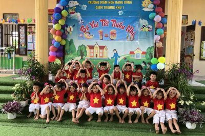 TRƯỜNG MẦM NON RẠNG ĐÔNG TỔ CHỨC CÁC HOẠT ĐỘNG CHÀO MỪNG NGÀY QUỐC TẾ THIẾU NHI 1/6