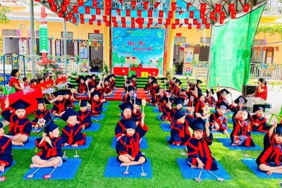 Hội thi “Trạng nguyên nhí” trường mầm non Rạng Đông